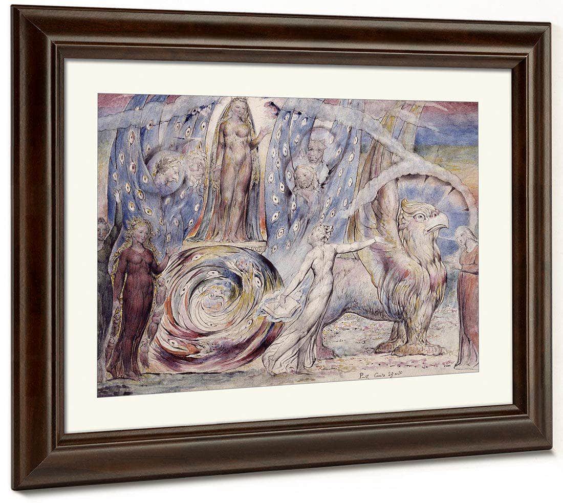 Beatrice Addressing Dante from the Car 1824-7 By William Blake Fine Art Print