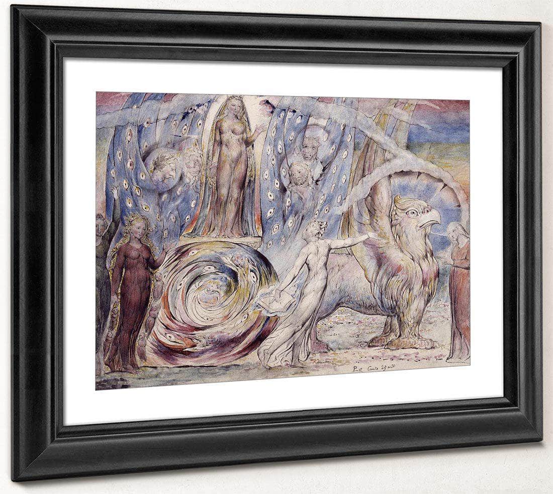 Beatrice Addressing Dante from the Car 1824-7 By William Blake Fine Art Print