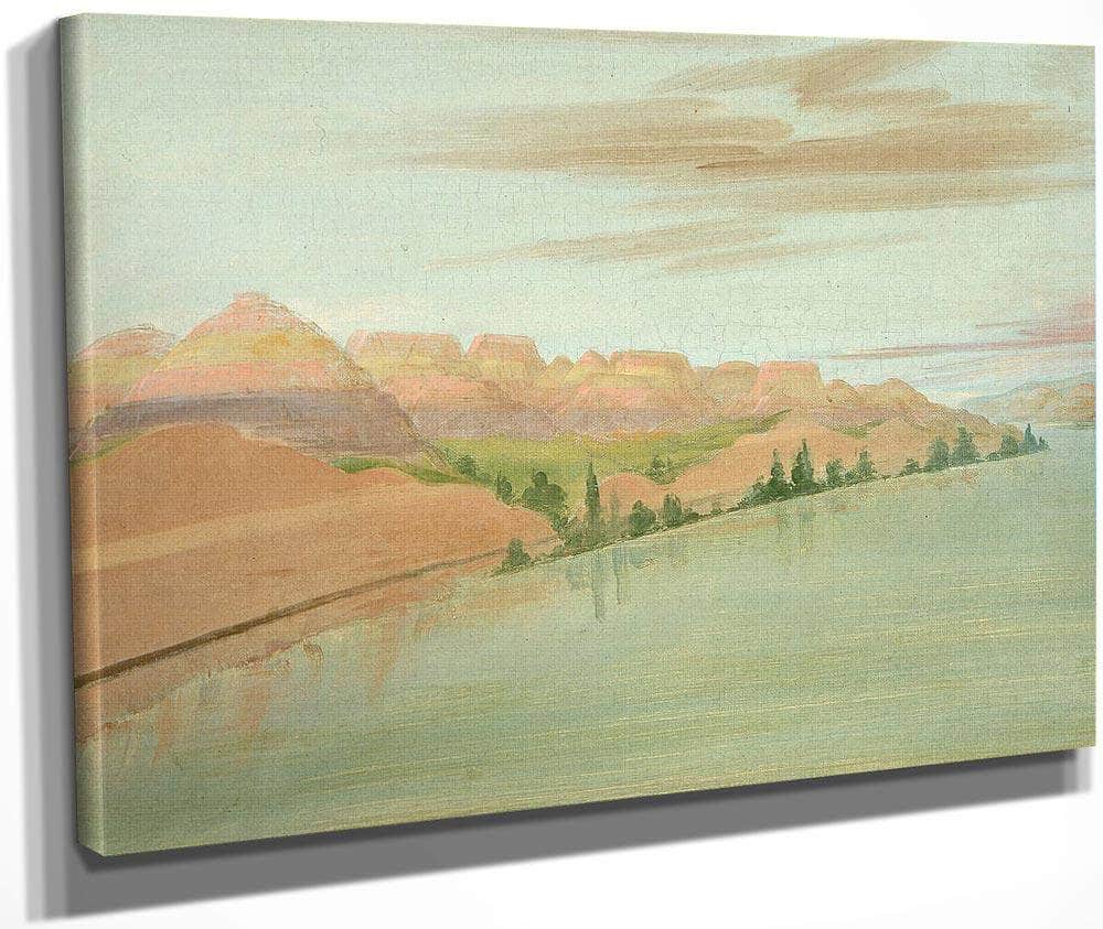 Beautiful Clay Bluffs, 1900 Miles Above St. Louis By George Catlin Fine Art Print