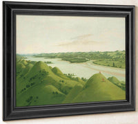 Beautiful Prairie Bluffs Above The Poncas, 1050 Miles Above St. Louis By George Catlin Fine Art Print