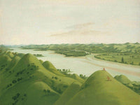 Beautiful Prairie Bluffs Above The Poncas, 1050 Miles Above St. Louis By George Catlin Fine Art Print