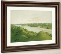 Beautiful Prairie Bluffs Above The Poncas, 1050 Miles Above St. Louis By George Catlin Fine Art Print