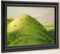 Beautiful Prairie Bluffs, Upper Mississippi By George Catlin Fine Art Print