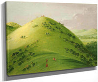 Beautiful Prairie Bluffs, Upper Mississippi By George Catlin Fine Art Print