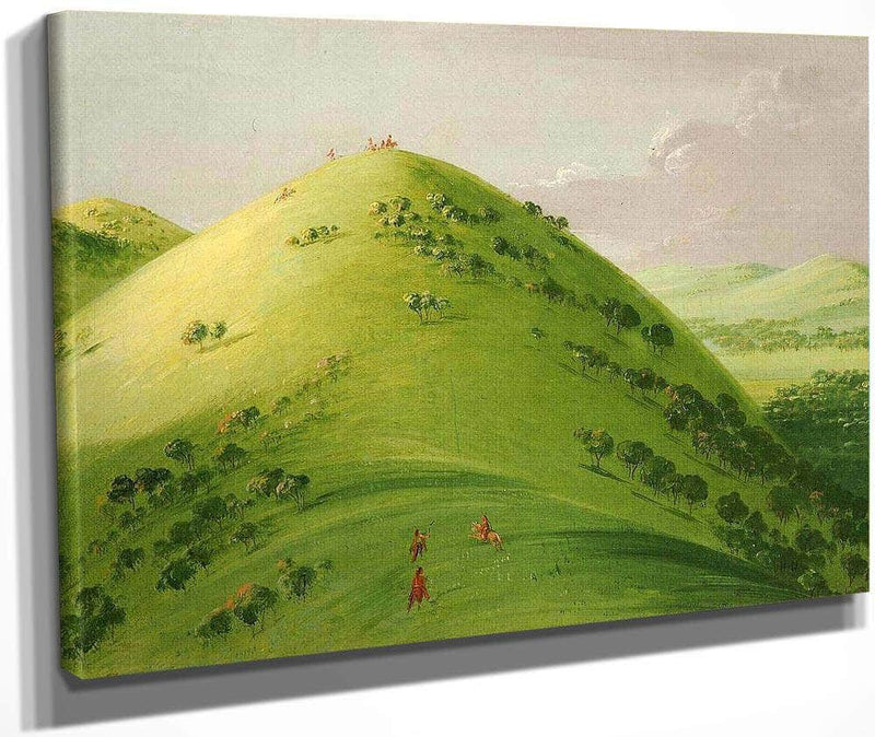 Beautiful Prairie Bluffs, Upper Mississippi By George Catlin Fine Art Print