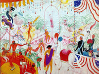 Beauty Contest To The Memory Of Pt Barnum By Florine Stettheimer Fine Art Print