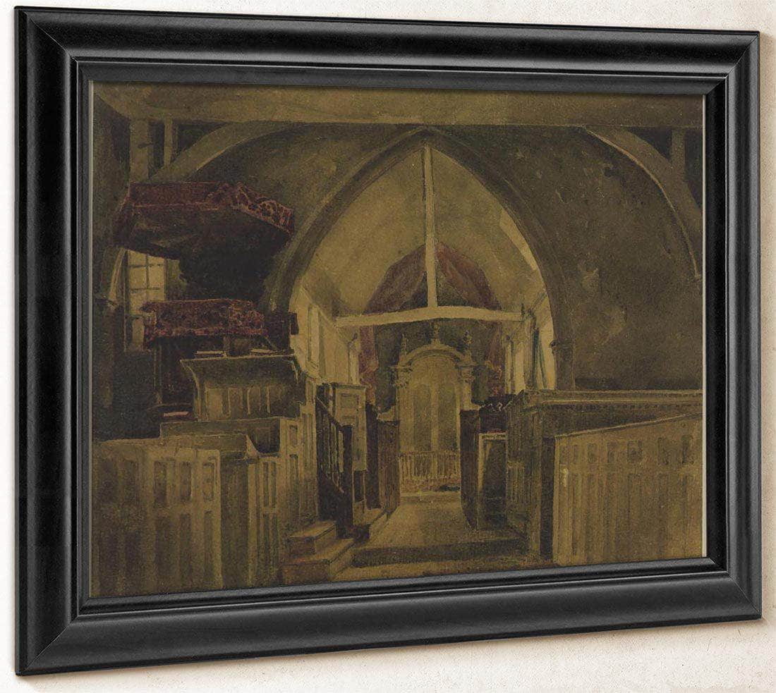 Beckenham Church Kent By David Cox Fine Art Print