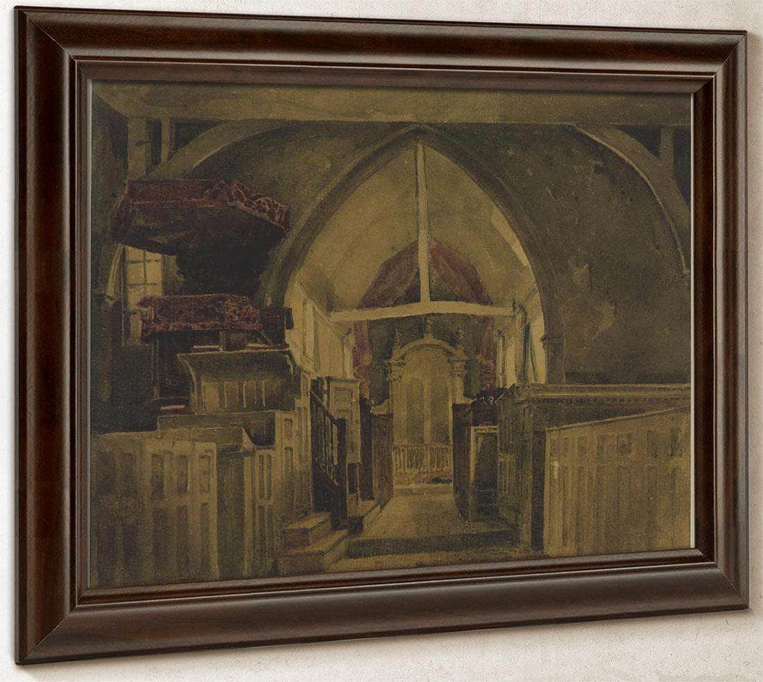 Beckenham Church Kent By David Cox Fine Art Print