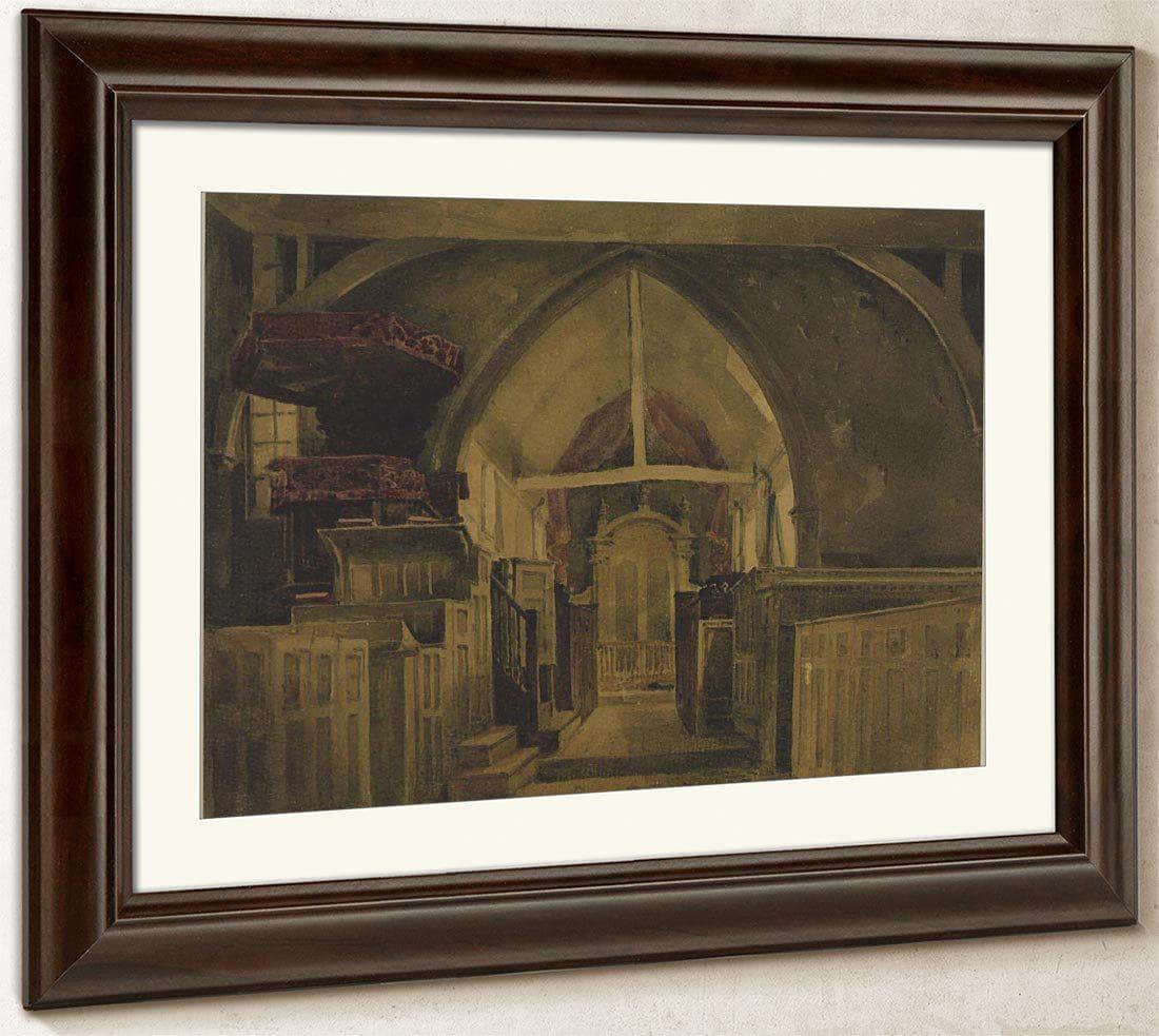 Beckenham Church Kent By David Cox Fine Art Print