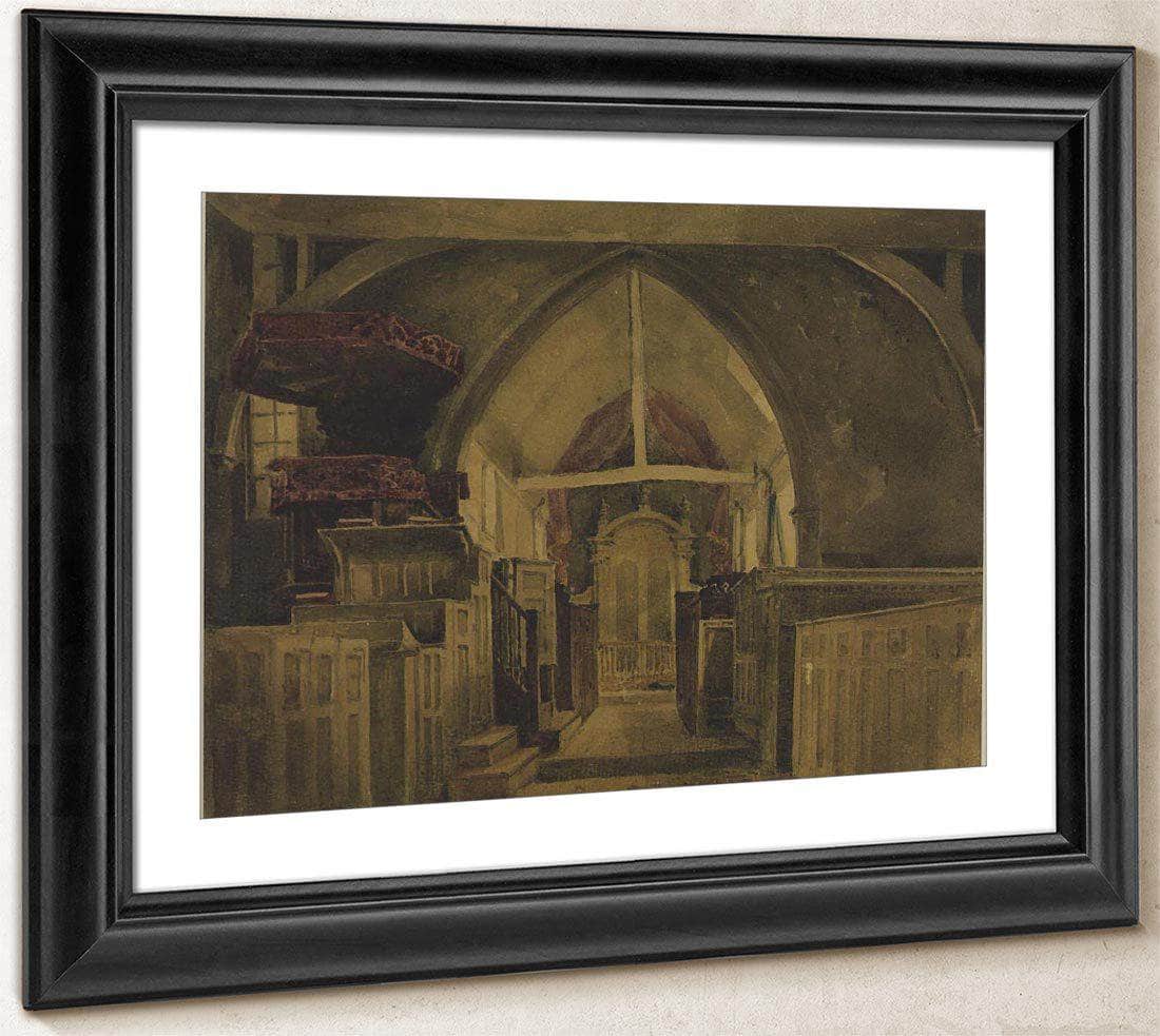 Beckenham Church Kent By David Cox Fine Art Print