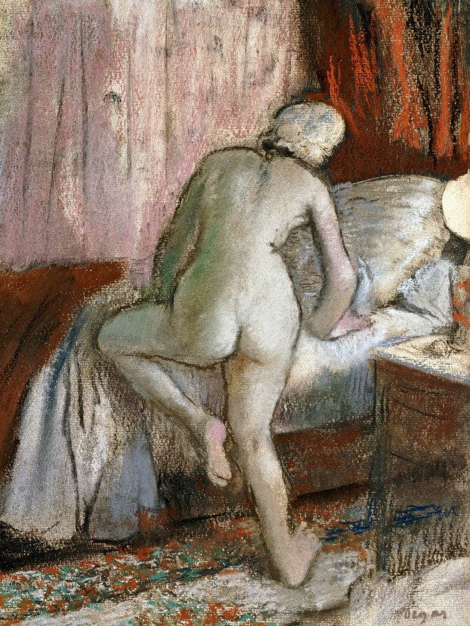 Bedtime By Edgar Degas Fine Art Print