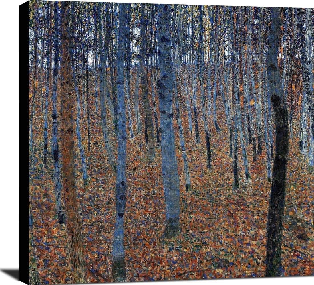 Beech Grove L Painting Gustav Klimt Canvas Art Fine Art Print