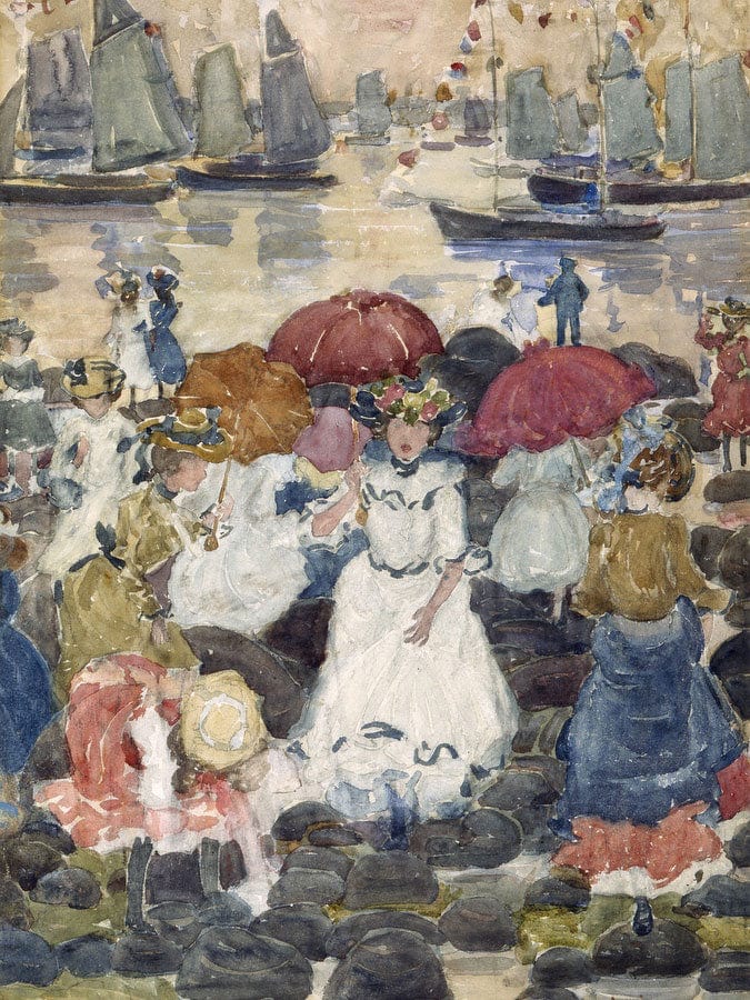 Beechmont By Maurice Brazil Prendergast Fine Art Print