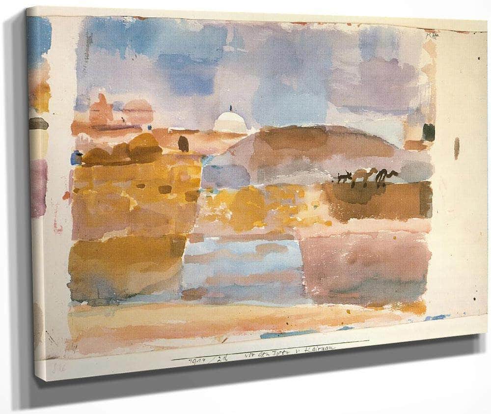 Before The Gates Of Kairuan 1914 216 By Paul Klee Fine Art Print