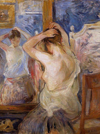 Before The Mirror 1890 By Berthe Morisot Art Print Fine Art Print
