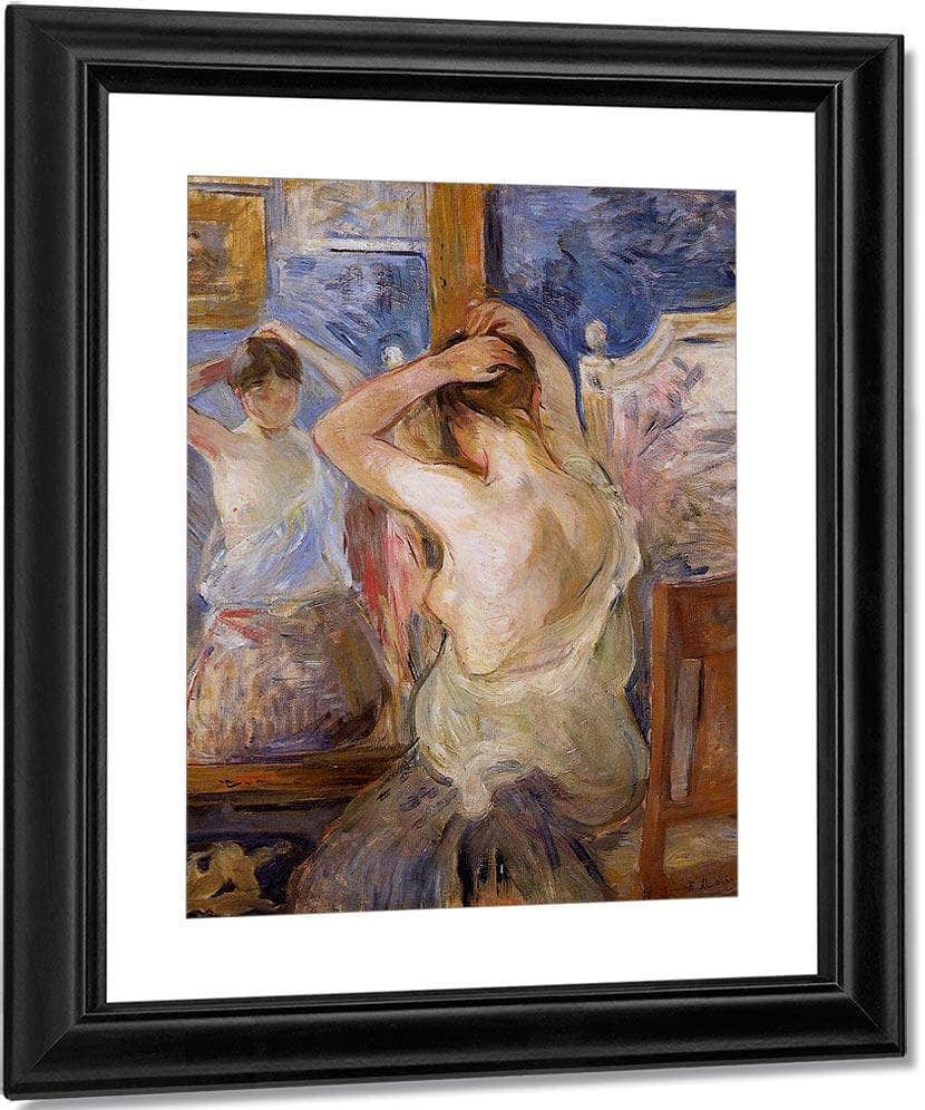 Before The Mirror 1890 By Berthe Morisot Art Print Fine Art Print
