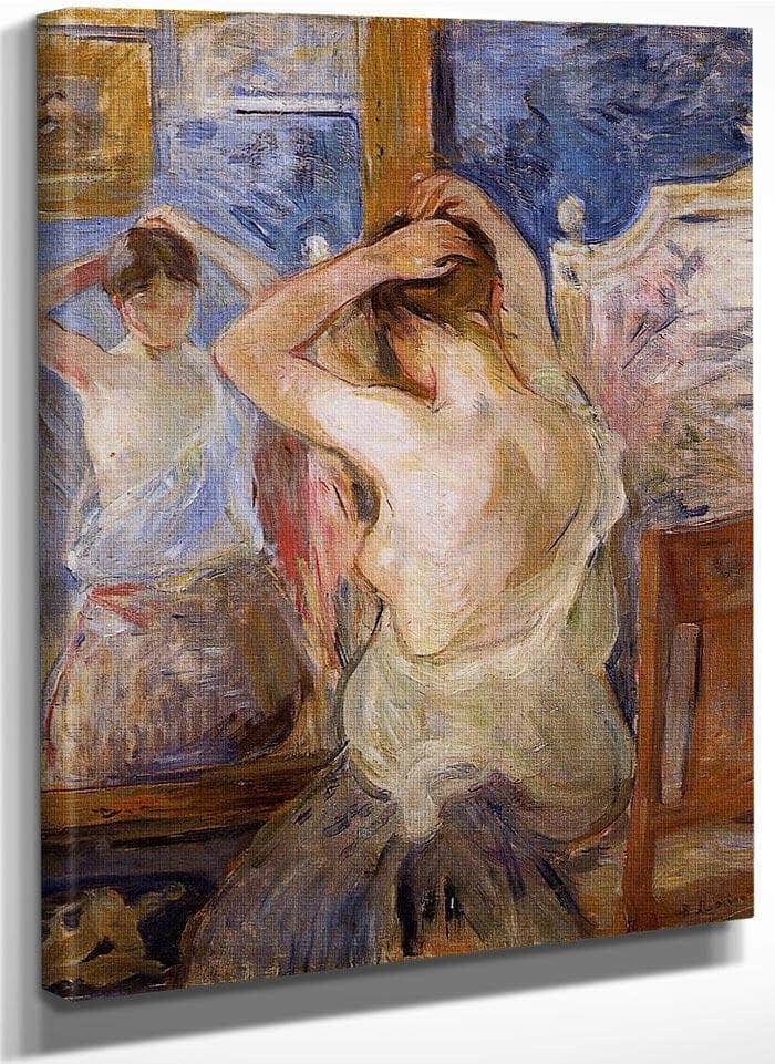Before The Mirror 1890 By Berthe Morisot Art Print Fine Art Print