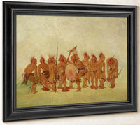 Begging Dance, Sauk And Fox By George Catlin Fine Art Print