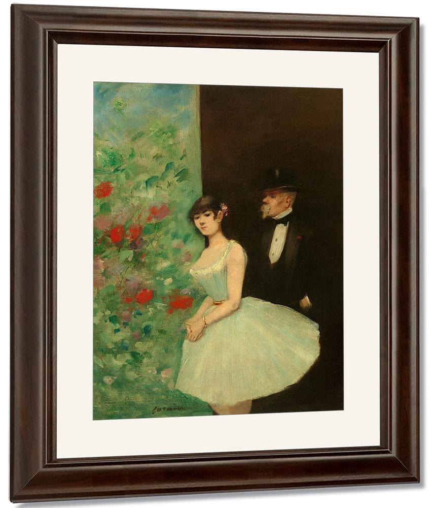 Behind The Scenes By Jean Louis Forain Fine Art Print