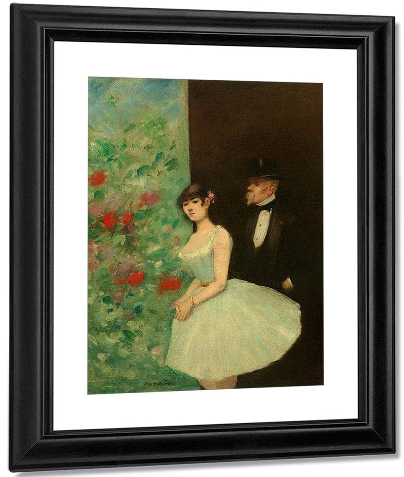 Behind The Scenes By Jean Louis Forain Fine Art Print