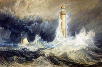 Bell Rock Lighthouse Painting Joseph Mallord William Turner. Canvas Art Fine Art Print