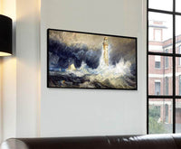 Bell Rock Lighthouse Painting Joseph Mallord William Turner. Canvas Art Fine Art Print