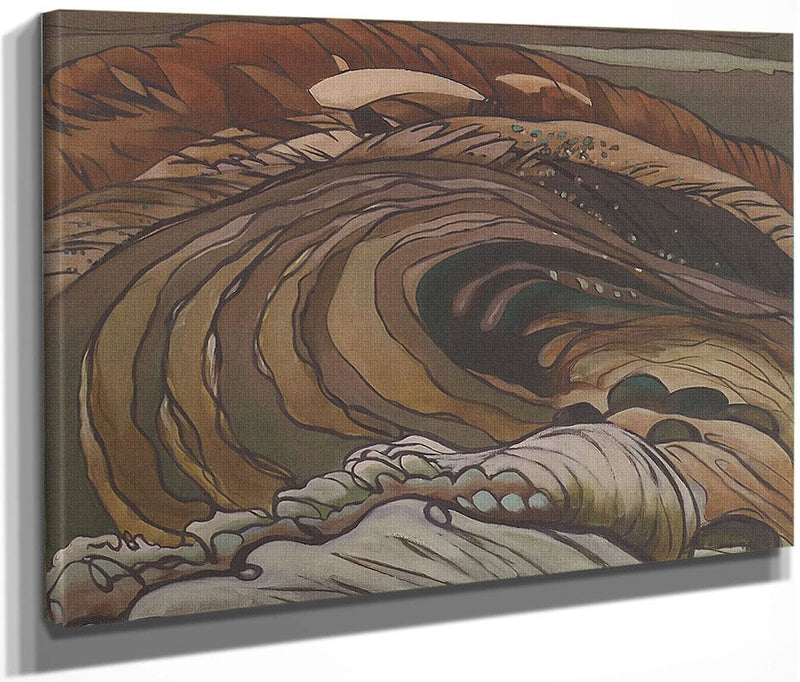 Below The Flood Gates Huntington Harbor By Arthur Dove Fine Art Print