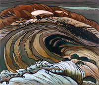 Below The Flood Gates Huntington Harbor Painting Arthur Dove Canvas Art Fine Art Print