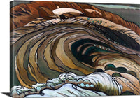 Below The Flood Gates Huntington Harbor Painting Arthur Dove Canvas Art Fine Art Print