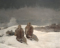 Below Zero By Winslow Homer Fine Art Print