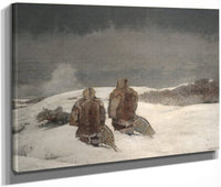 Below Zero By Winslow Homer Fine Art Print