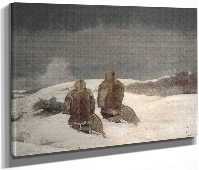 Below Zero By Winslow Homer Fine Art Print