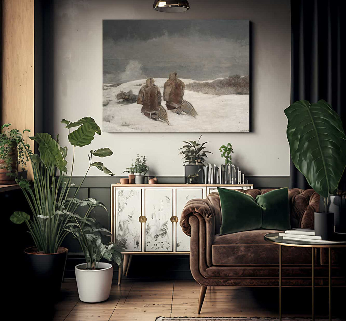 Below Zero By Winslow Homer Fine Art Print