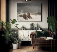 Below Zero By Winslow Homer Fine Art Print