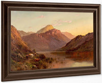 Ben An N.B. Scotland By Alfred De Breanski Fine Art Print