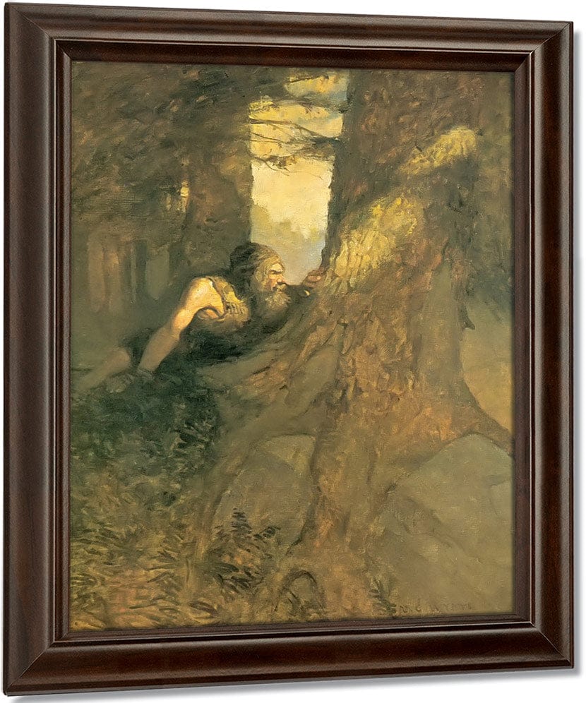 Ben Gunn By NC Wyeth Fine Art Print