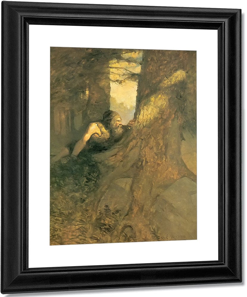 Ben Gunn By NC Wyeth Fine Art Print