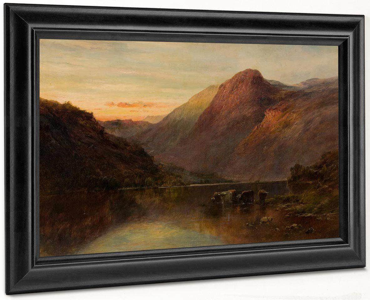 Ben Lomond By Alfred De Breanski Fine Art Print