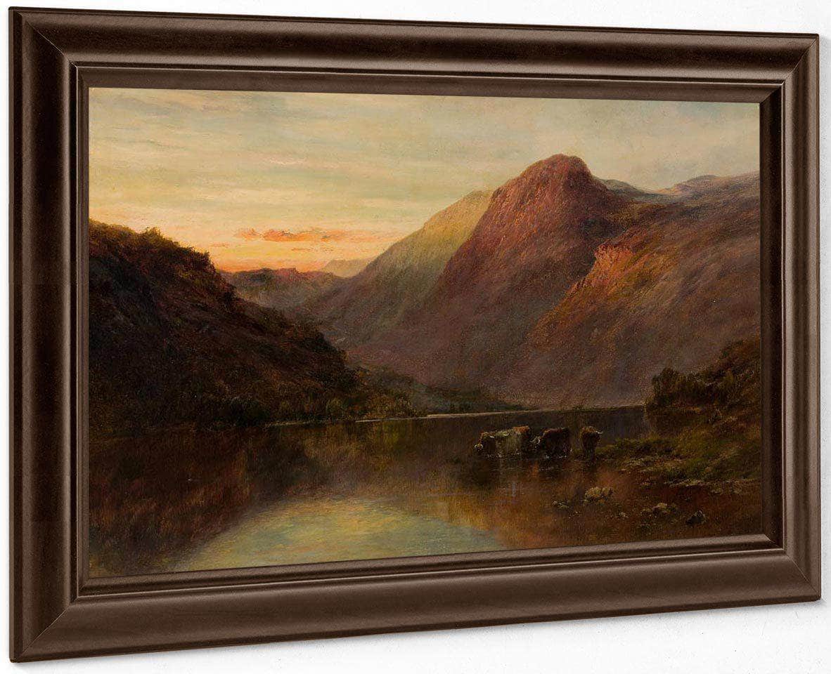 Ben Lomond By Alfred De Breanski Fine Art Print
