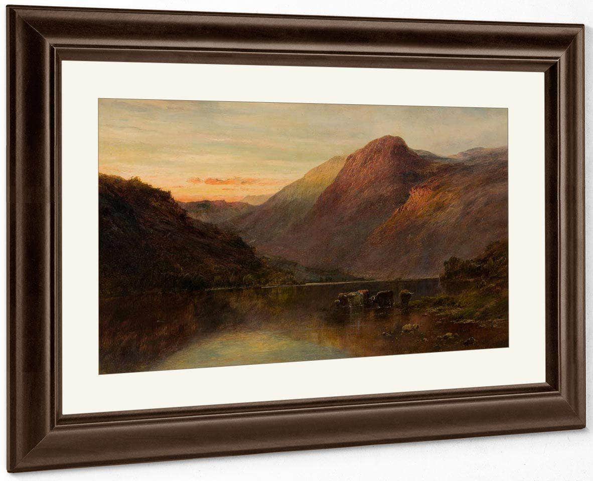 Ben Lomond By Alfred De Breanski Fine Art Print