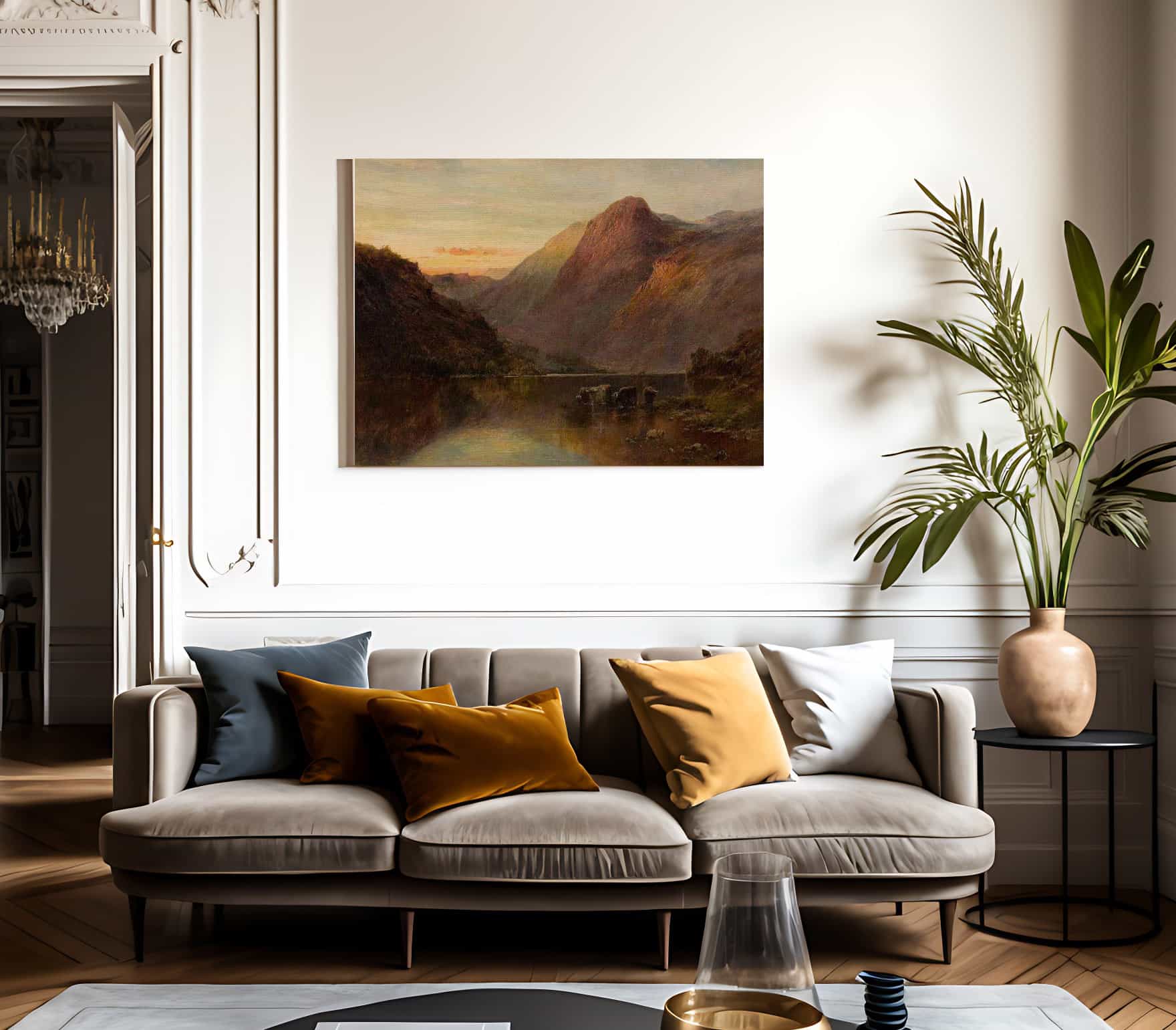 Ben Lomond By Alfred De Breanski Fine Art Print