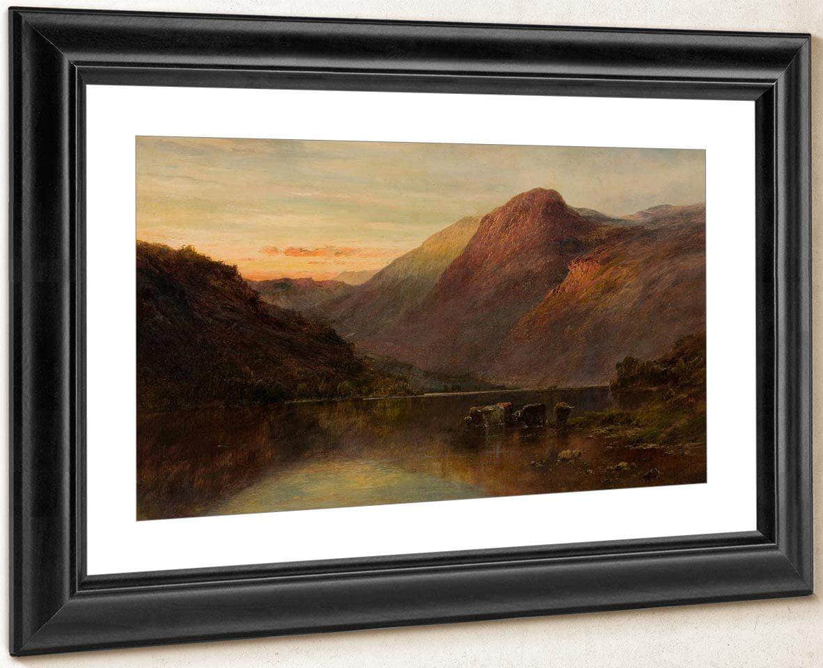 Ben Lomond By Alfred De Breanski Fine Art Print