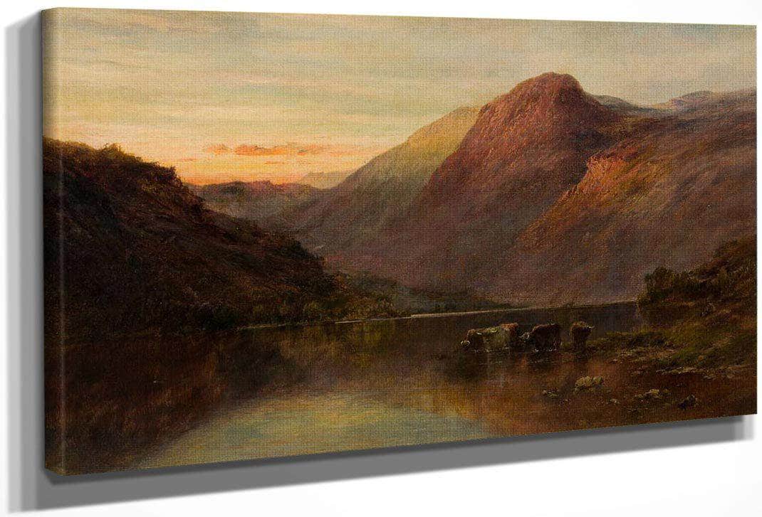 Ben Lomond By Alfred De Breanski Fine Art Print