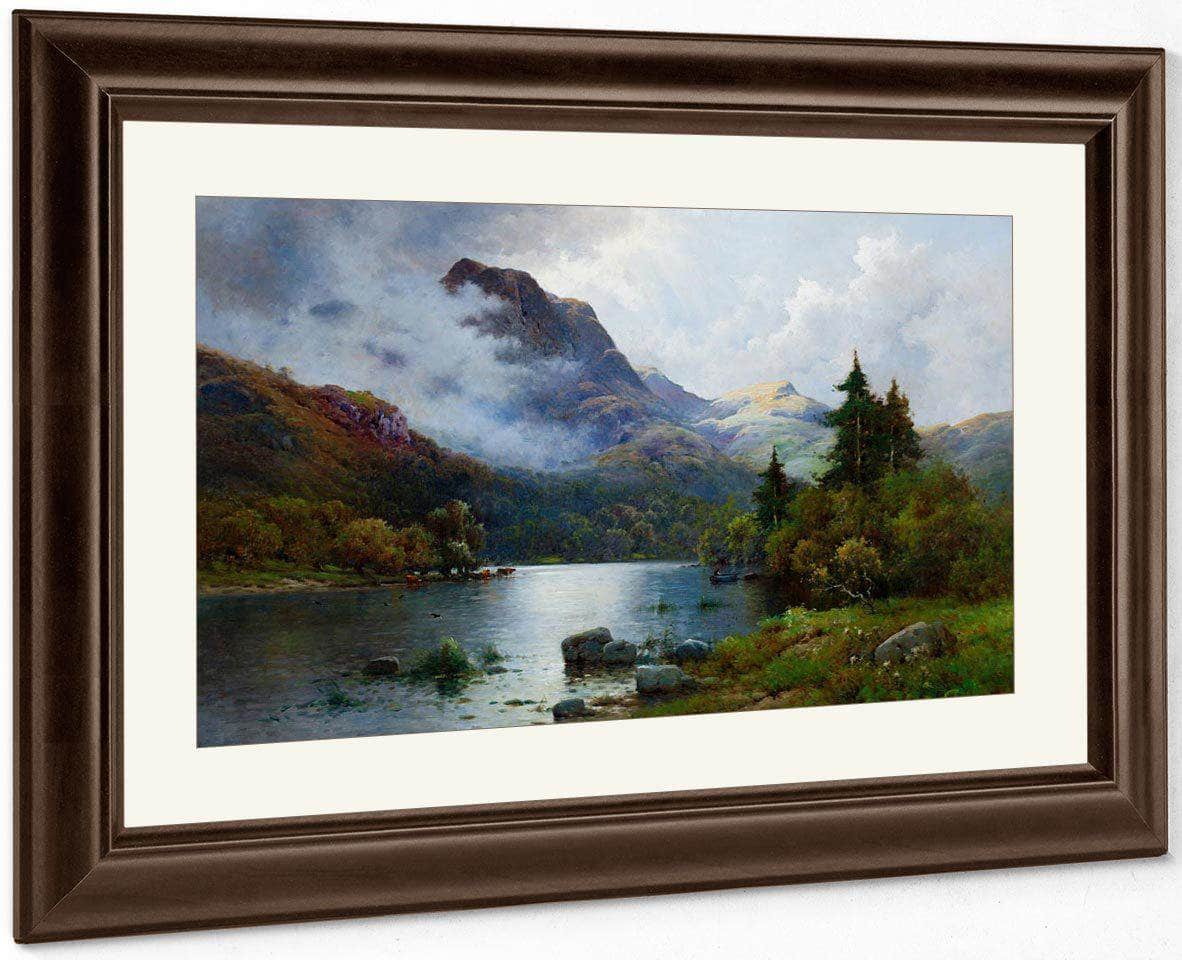 Ben Venue And The Trossachs Scotland By Alfred De Breanski Fine Art Print
