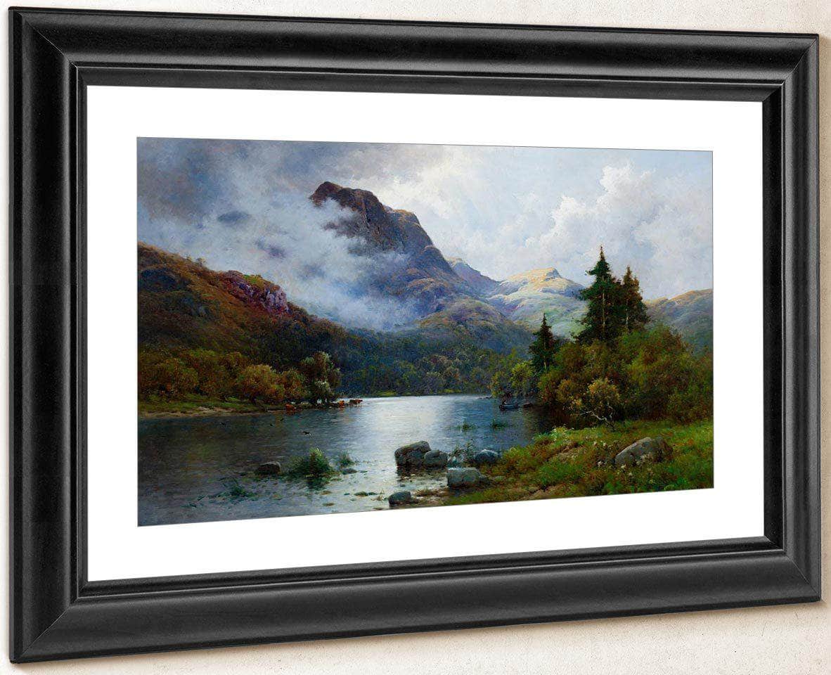 Ben Venue And The Trossachs Scotland By Alfred De Breanski Fine Art Print