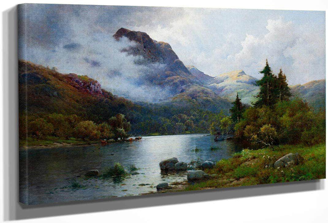 Ben Venue And The Trossachs Scotland By Alfred De Breanski Fine Art Print