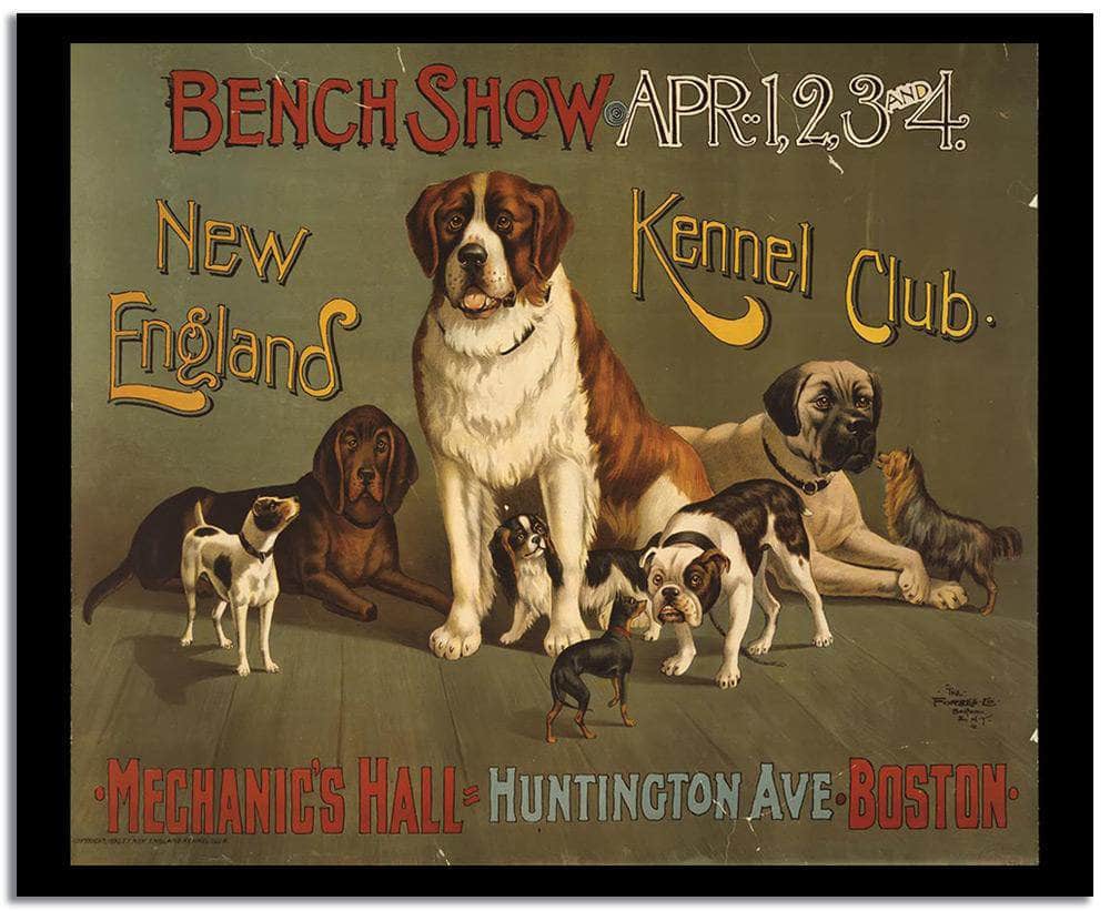 Bench Show  Vintage Poster Fine Art Print