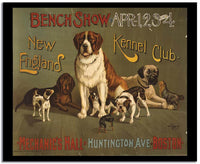 Bench Show  Vintage Poster Fine Art Print