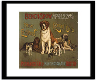 Bench Show  Vintage Poster Fine Art Print