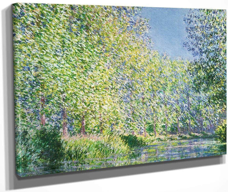 Bend In The Epte River Near Giverny By Monet Claude Fine Art Print